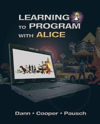 Tapa de Learning to Program with Alice W CD ROM