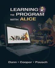 Tapa de Learning to Program with Alice W CD ROM