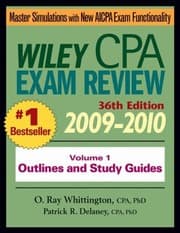 Tapa de Wiley Cpa Exam Review 20092010