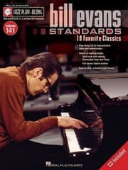 Tapa de Bill Evans Standards With CD Audio
            
                Hal Leonard Jazz PlayAlong