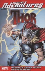 Tapa de Featuring Dr Strange AntMan and Captain America
Marvel Adventures Thor