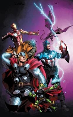 Tapa de Avengers vs Pet Avengers