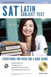 Tapa de Sat Latin Subject Test