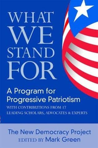Tapa de What we stand for