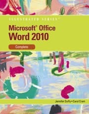 Tapa de Microsoft Word 2010 Illustrated Complete
Illustrated Course Technology