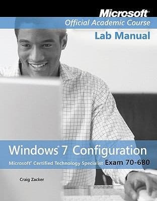 Tapa de Windows 7 Configuration Lab Manual