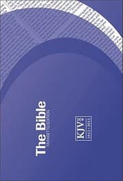 Tapa de Holy Bible King James Version Purple Transetto Text