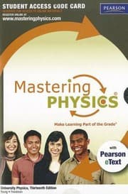 Tapa de MasteringPhysics University Physics Standalone Student Access Code Card
            
                Masteringphysics