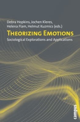 Tapa de Theorizing Emotions Sociological Explorations And Applications