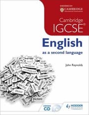 Tapa de Cambridge IGCSE English as a Second Language  CD