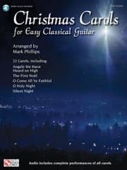 Tapa de Christmas Carols for Easy Classical Guitar With CD Audio