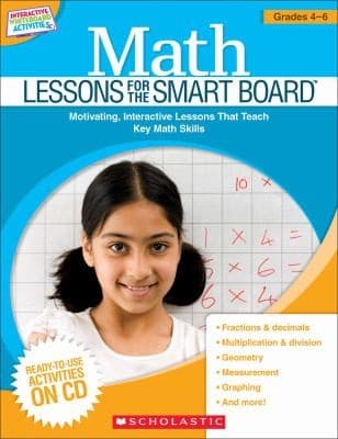 Tapa de Math Lessons for the Smart Board Grades 46
            
                Interactive Whiteboard Activities Scholastic