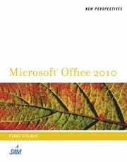 Tapa de New Perspectives on Microsoft Office 2010 First Course
            
                New Perspectives Thomson Course Technology