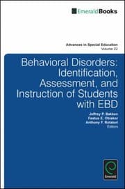 Tapa de Behavioral Disorders Identification Assessment And Instruction Of Students With Ebd