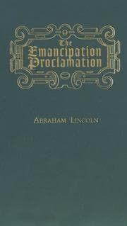 Tapa de Emancipation Proclamation (Little Books of Wisdom (Applewood))