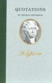 Tapa de Thomas Jefferson (Quote/Unquote)