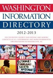 Tapa de Washington Information Directory 20122013