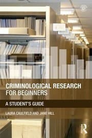 Tapa de Criminological Research for Beginners