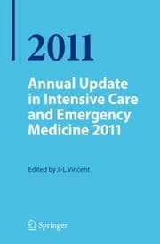 Tapa de Annual Update Intensive Care And Emergency Medicine 2011