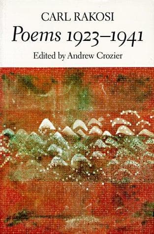 Tapa de Poems, 1923-1941
