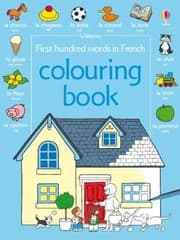 Tapa de First 100 Words in French Colouring Book