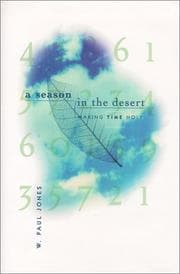 Tapa de A Season in the Desert