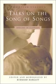 Tapa de Talks on the Song of Songs (Christian Classic)