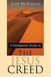 Tapa de The Jesus Creed (Companion Guide)