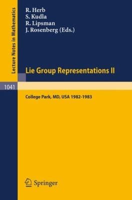 Tapa de Lie Group Representations II
Lecture Notes in Mathematics