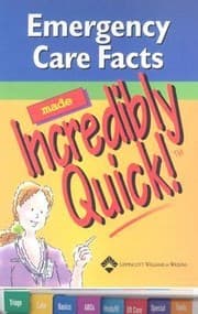 Tapa de Emergency Care Facts Made Incredibly Quick
Made Incredibly Easy Paperback