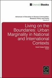 Tapa de Living on the Boundaries
Advances in Education in Diverse Communities Research Poli