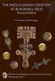 Tapa de The AngloSaxon Cemetery at Blacknall Field Pewsey Wiltshire
            
                Wiltshire Archaeological  Natural History Society Monograph