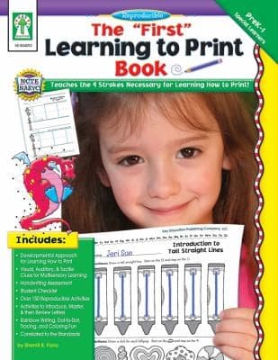 Tapa de The First Learning to Print Book