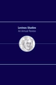 Tapa de Levinas Studies