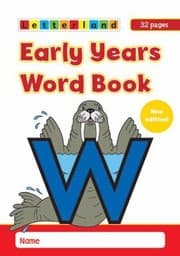 Tapa de Early Years Wordbook