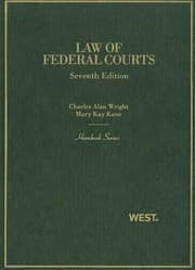 Tapa de Law of Federal Courts
            
                Hornbooks Hardcover