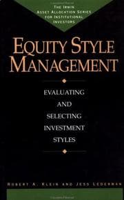 Tapa de Equity Style Management