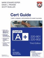 Tapa de Comptia A 220801 And 220802 Authorized Cert Guide