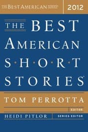 Tapa de The Best American Short Stories 2012 Selected From U S And Canadian Magazines