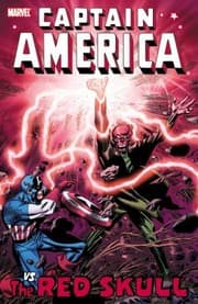 Tapa de Captain America Vs The Red Skull
