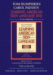 Tapa de DVD for Learning American Sign Language