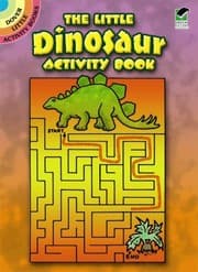 Tapa de The Little Dinosaur Activity Book
            
                Dover Little Activity Books Paperback