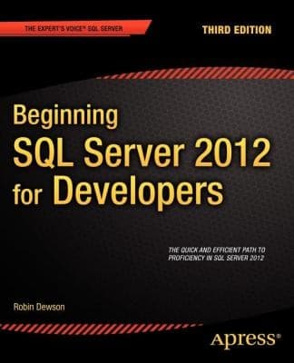 Tapa de Beginning SQL Server 2012 for Developers