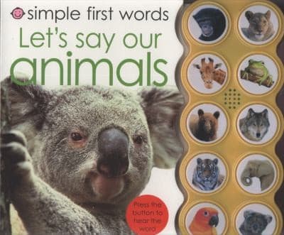 Tapa de Simple First Words Lets Say Our Animals
            
                Simple First Words