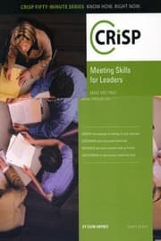 Tapa de Meeting Skills for Leaders
            
                Crisp FiftyMinute Books Paperback