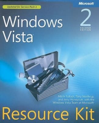 Tapa de Windows Vista Resource Kit With CDROM