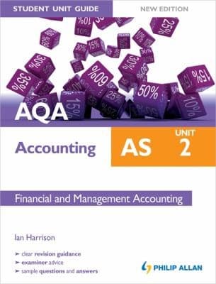 Tapa de AQA AS Accounting Student Unit Guide