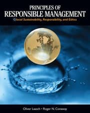 Tapa de Principles of Responsible Management