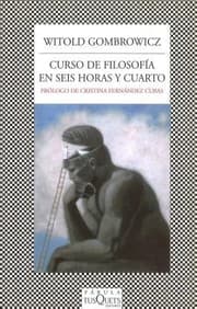 Tapa de Curso De Filosofa En Seis Horas Y Cuarto