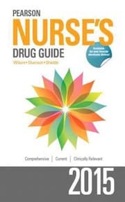Tapa de Pearson Nurses Drug Guide 2015